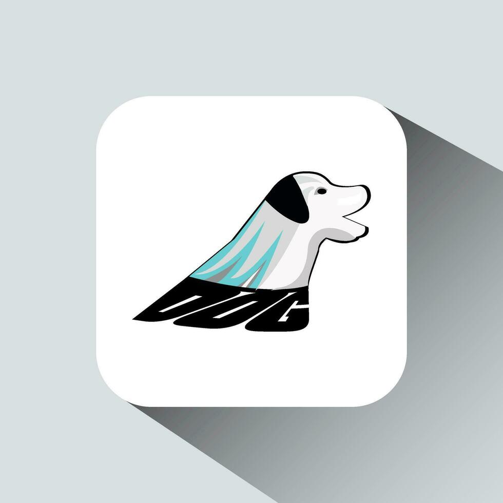 cane logo design vettore modello.