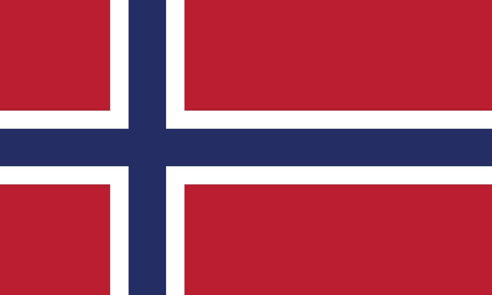 piatto illustrazione di Norvegia bandiera. Norvegia bandiera design. vettore