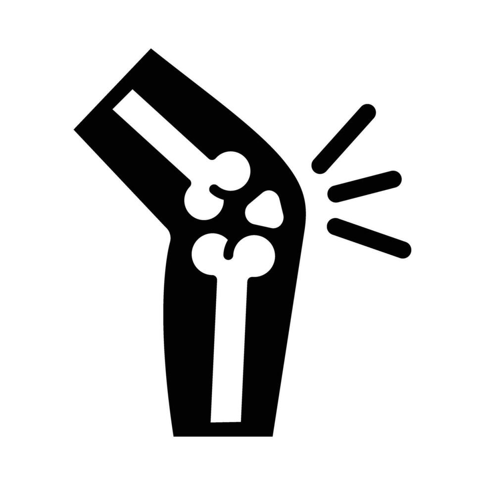 artrite vettore glifo icona per personale e commerciale uso.