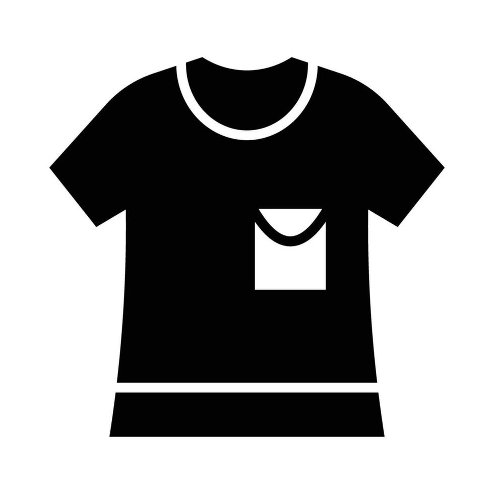 camicia vettore glifo icona per personale e commerciale uso.