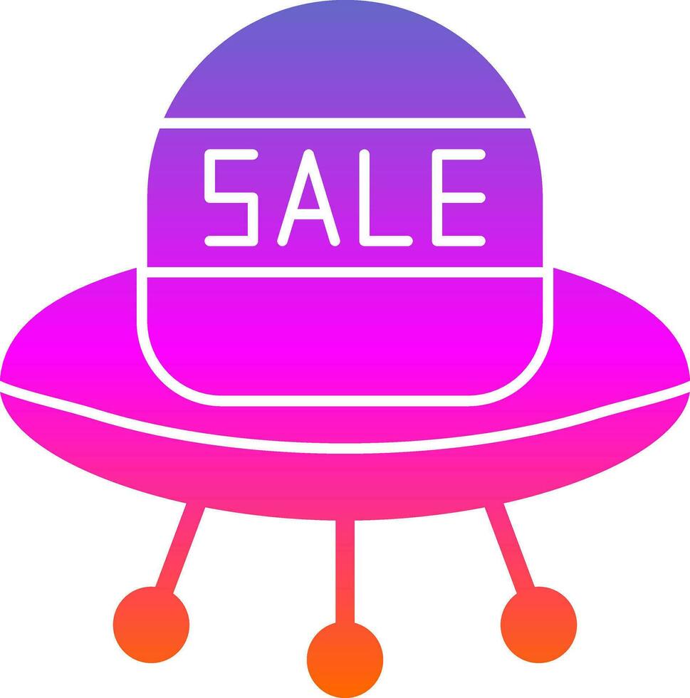 vendita ufo vettore icona design