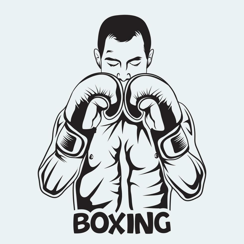 boxe vettore design