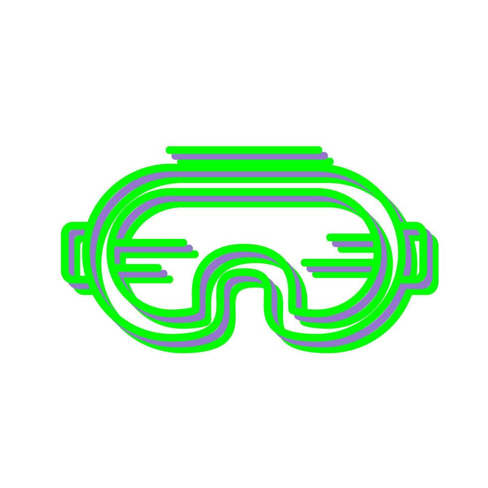 goggle vettore icona