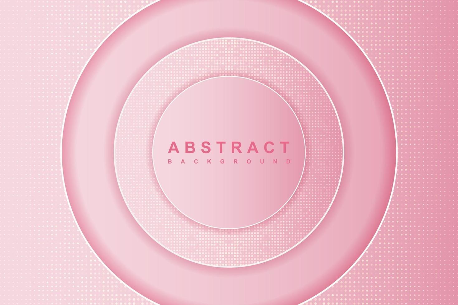 sfondo astratto cerchio rosa con glitter vettore