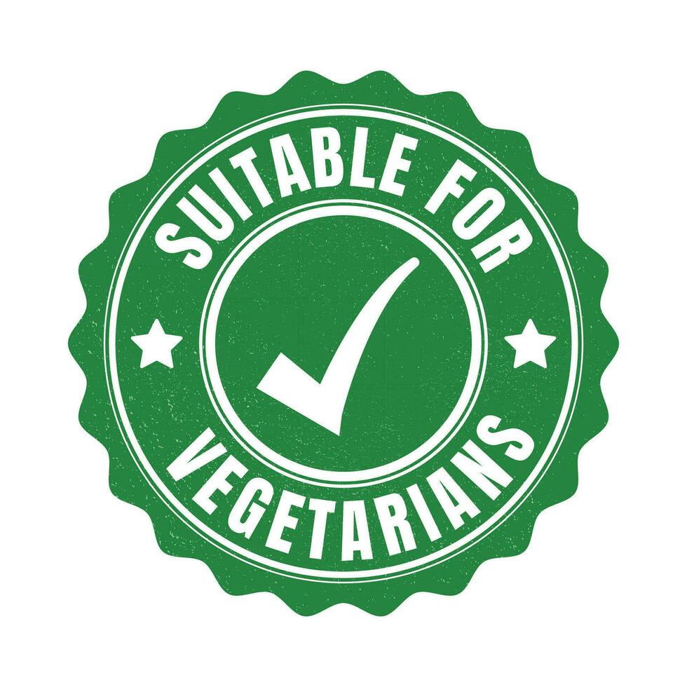 adatto per vegetariani gomma da cancellare francobollo, foglia distintivo, etichetta, emblema, verdura Alimenti design elemento, impianti cibo confezione etichetta sigillo, Prodotto etichetta design con grunge struttura vettore illustrazione