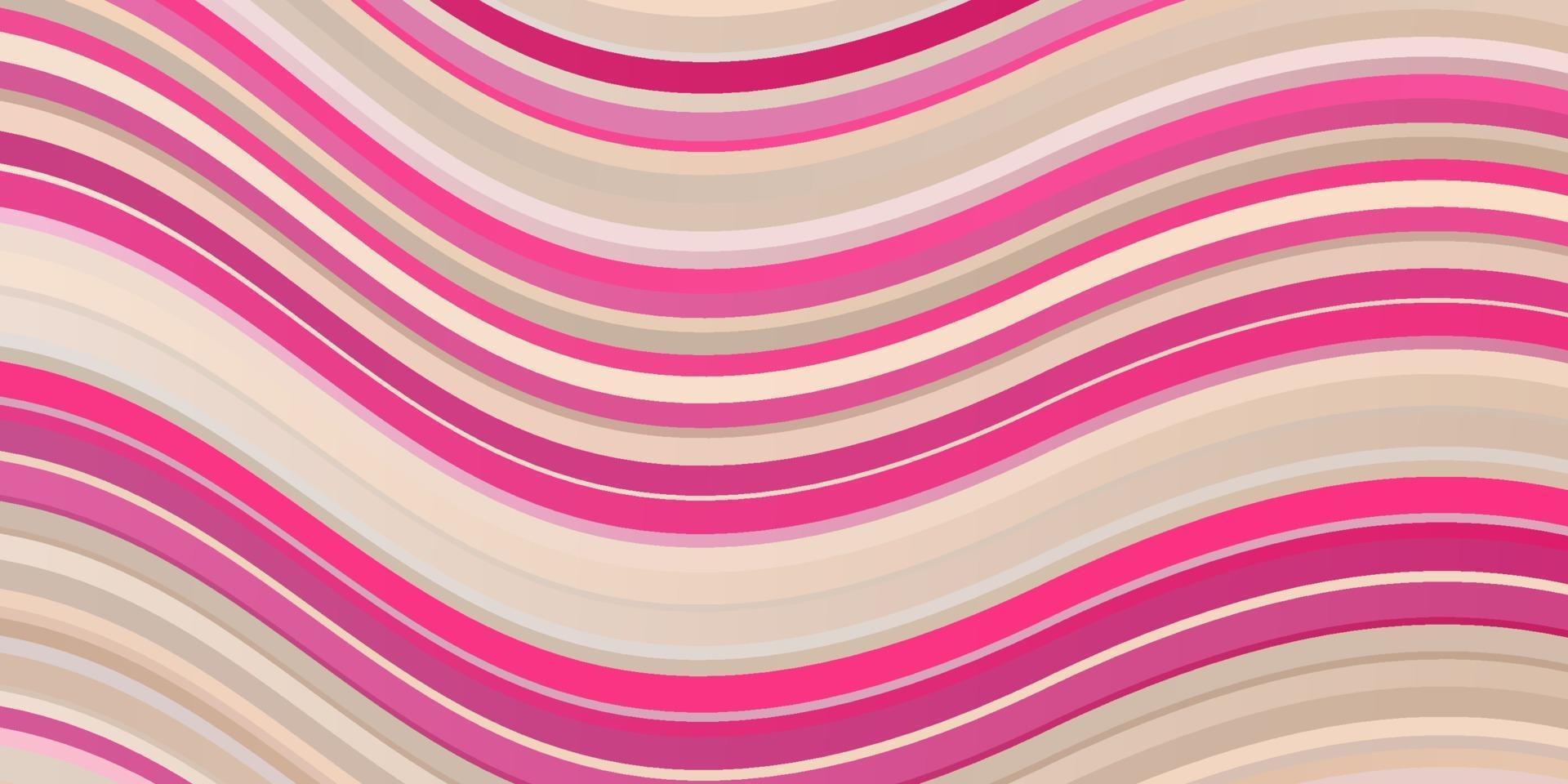 layout vettoriale rosa chiaro con arco circolare.