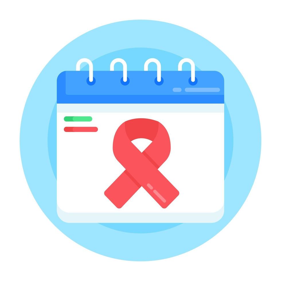 calendario del giorno del cancro vettore