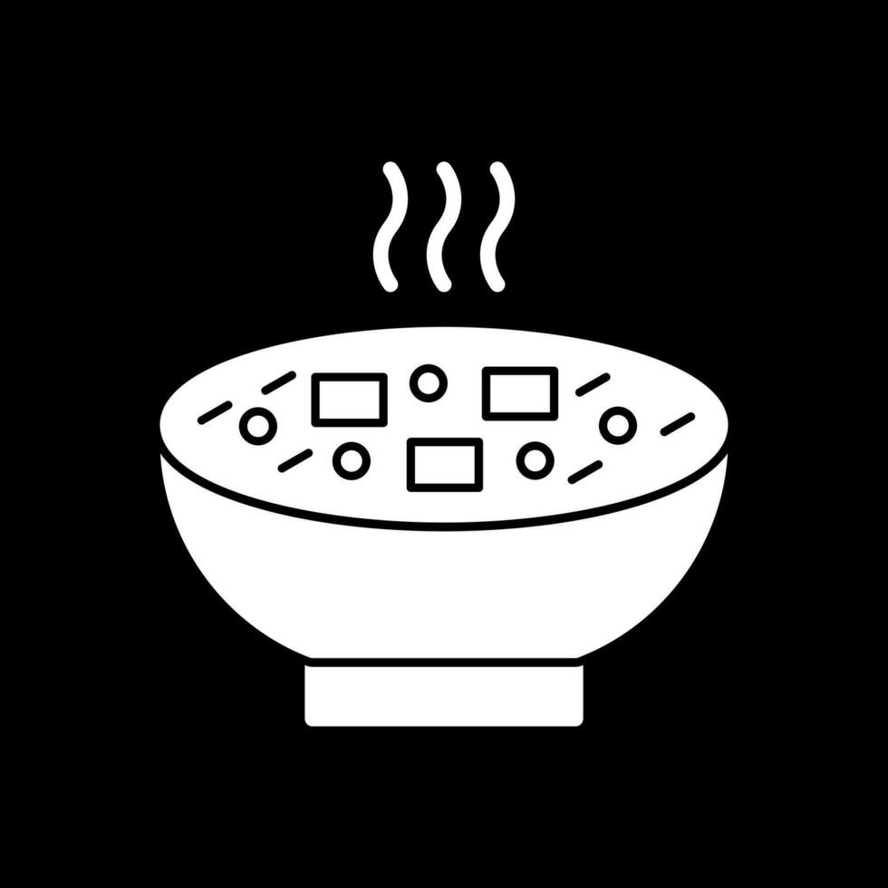 miso la minestra vettore icona design