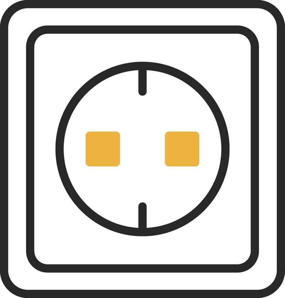 elettrico presa di corrente vettore icona design