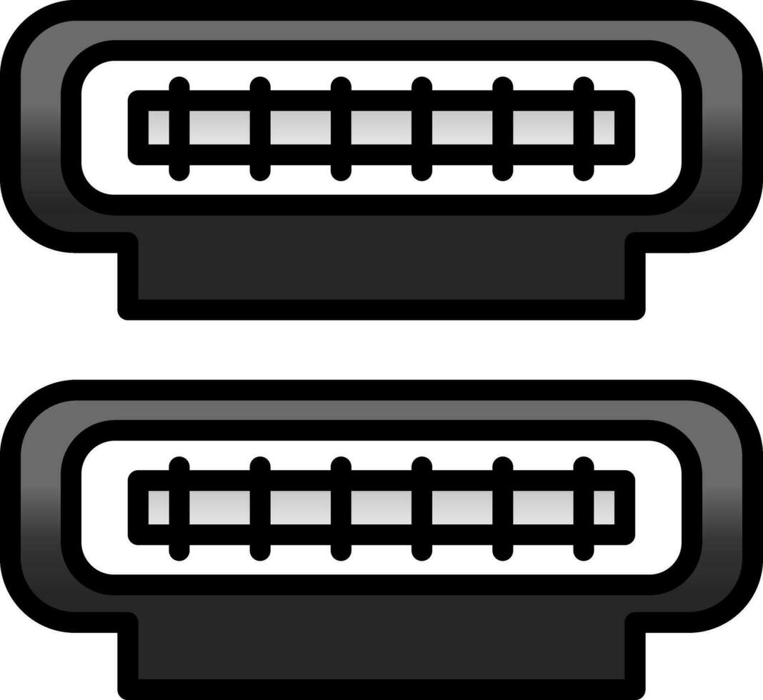 hdmi porta vettore icona design