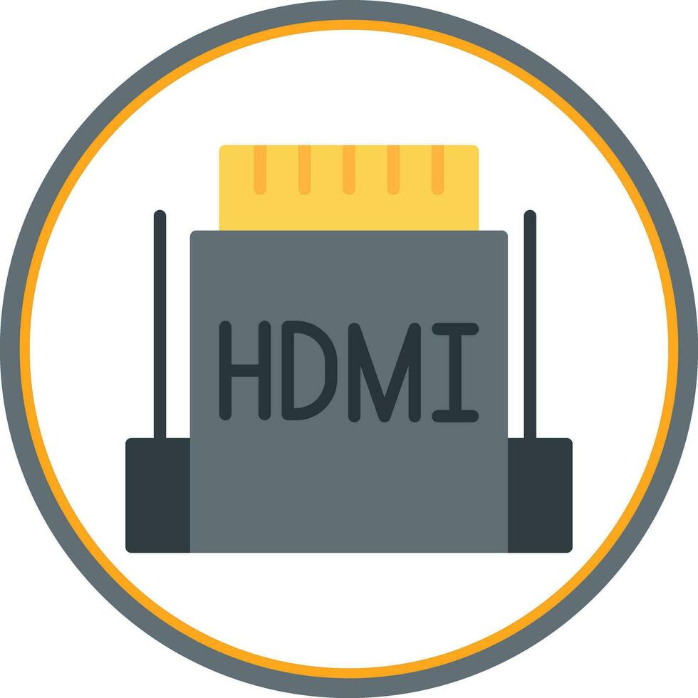 hdmi vettore icona design