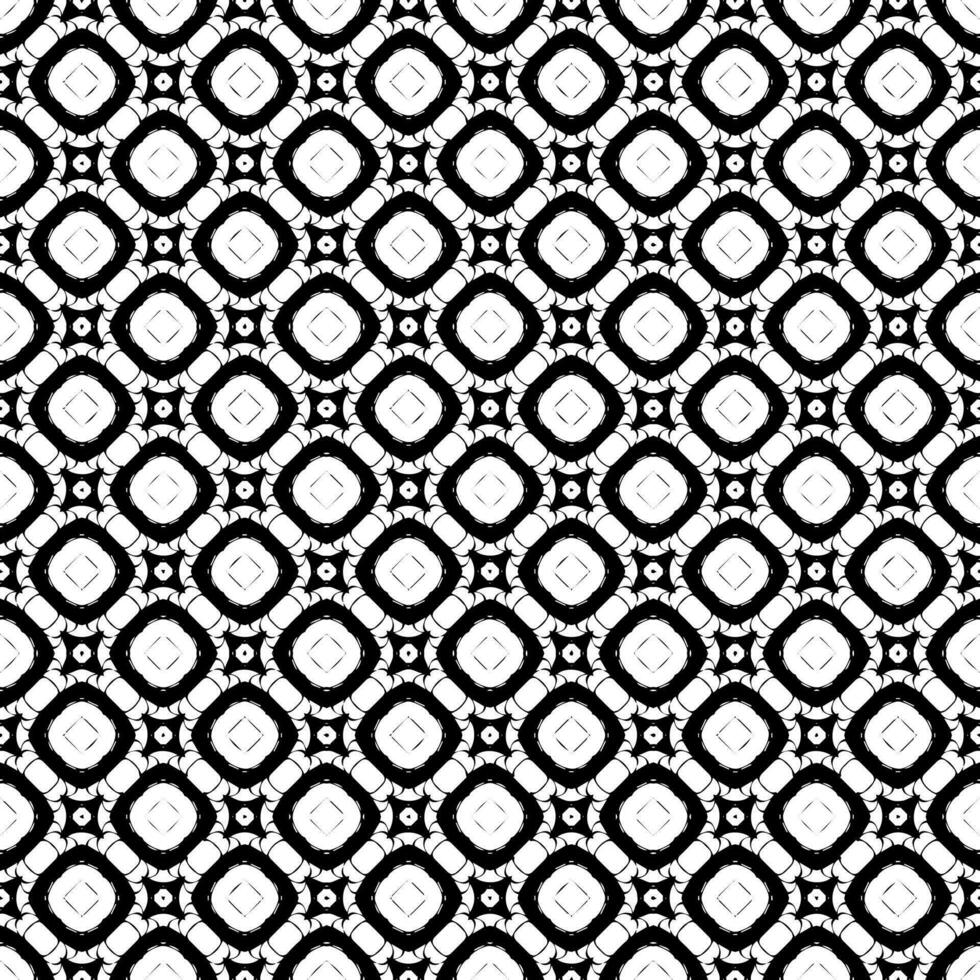 nero e bianca senza soluzione di continuità modello struttura. in scala di grigi ornamentale grafico design. vettore