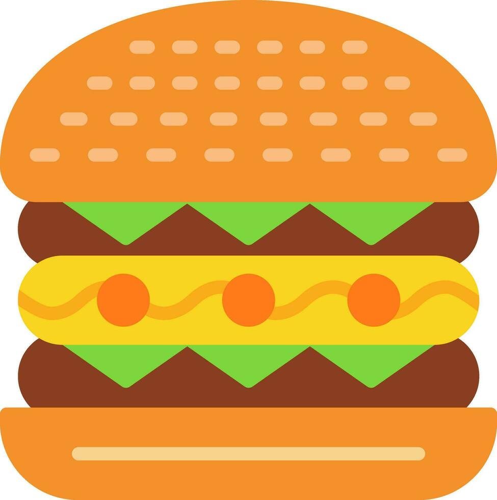 cesare hamburger vettore icona design
