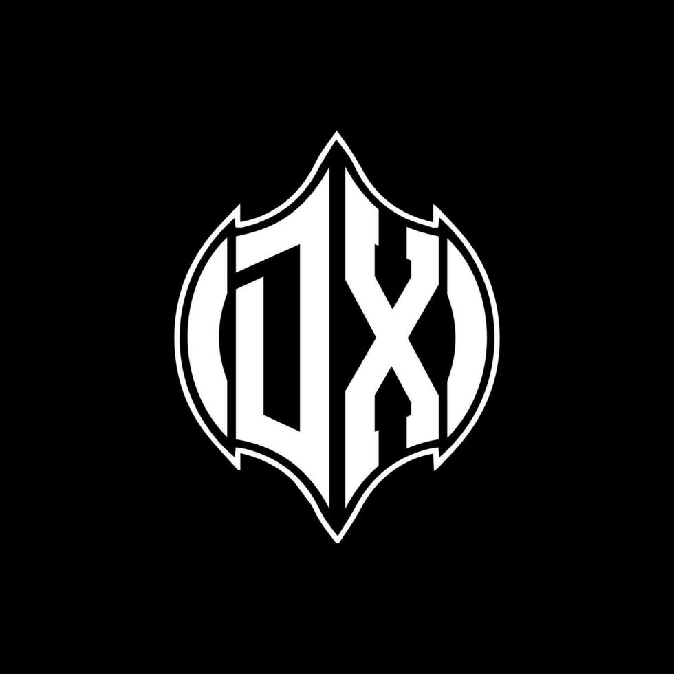 dx lettera logo. dx creativo monogramma iniziali lettera logo concetto. dx unico moderno piatto astratto vettore lettera logo design.