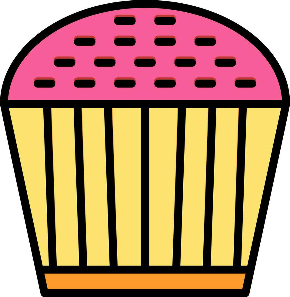 Cupcake vettore icona design