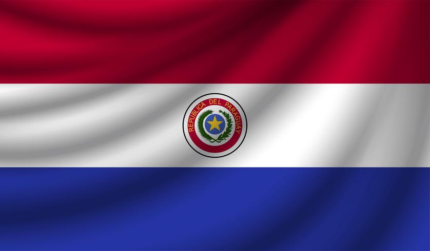 Bandiera realistica, illustrazione vettoriale