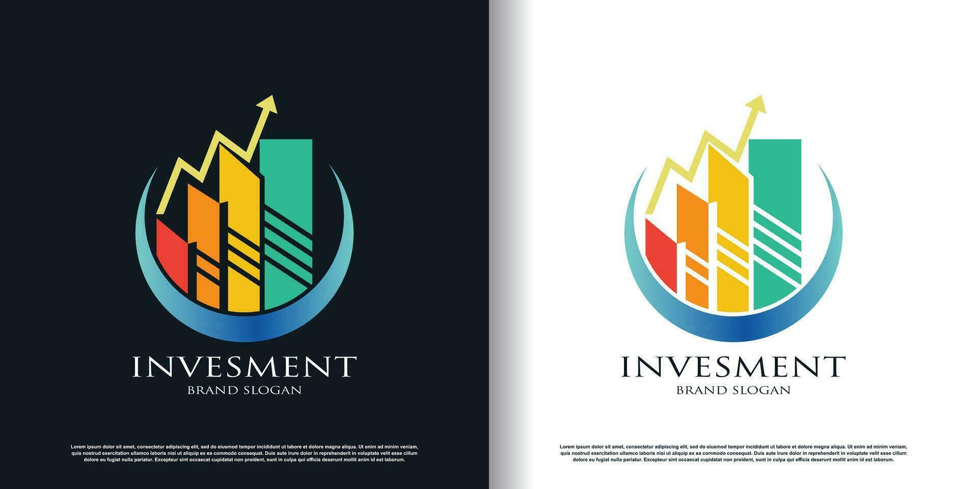 logo economico con vettore premium di progettazione di elementi astratti creativi