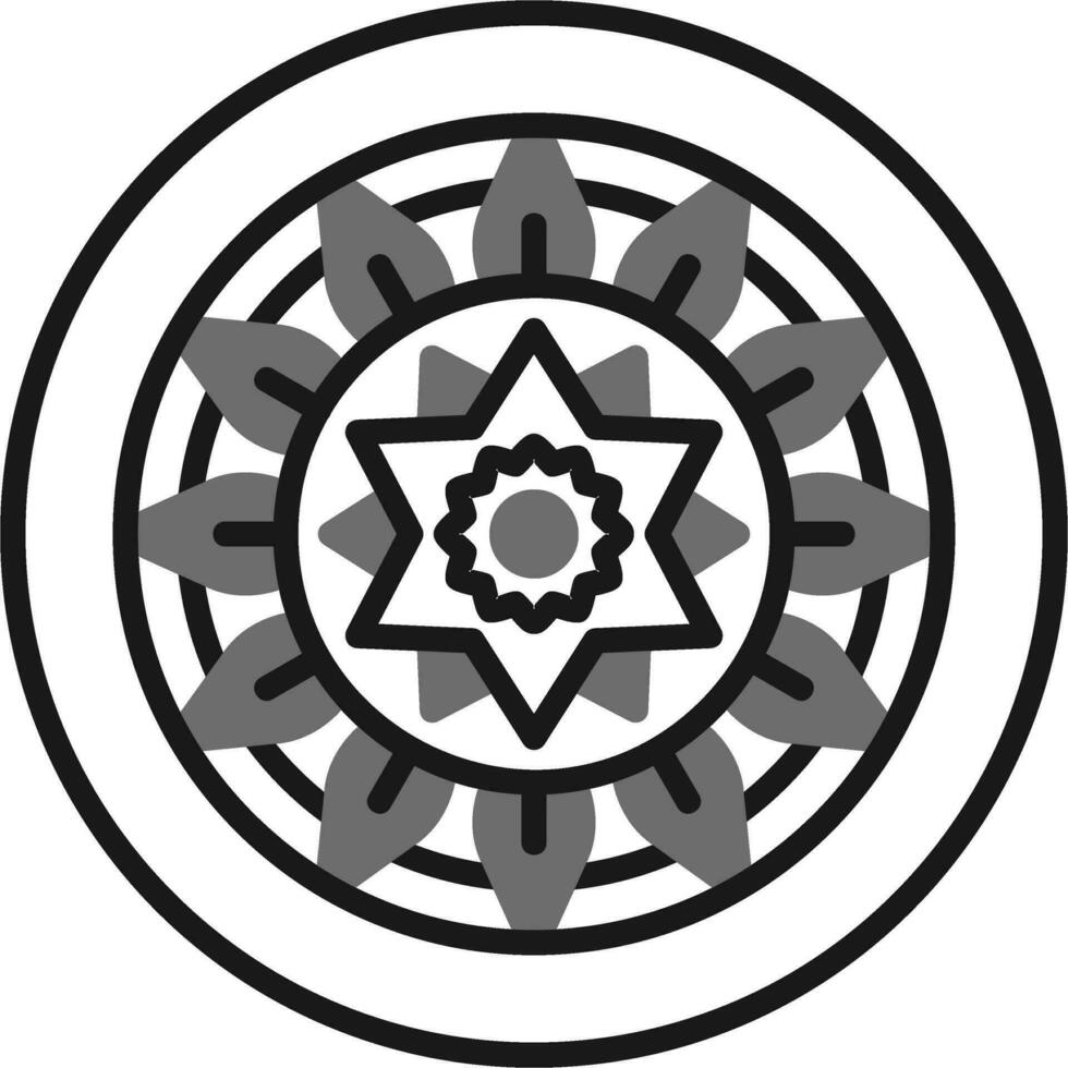 mandala vettore icona