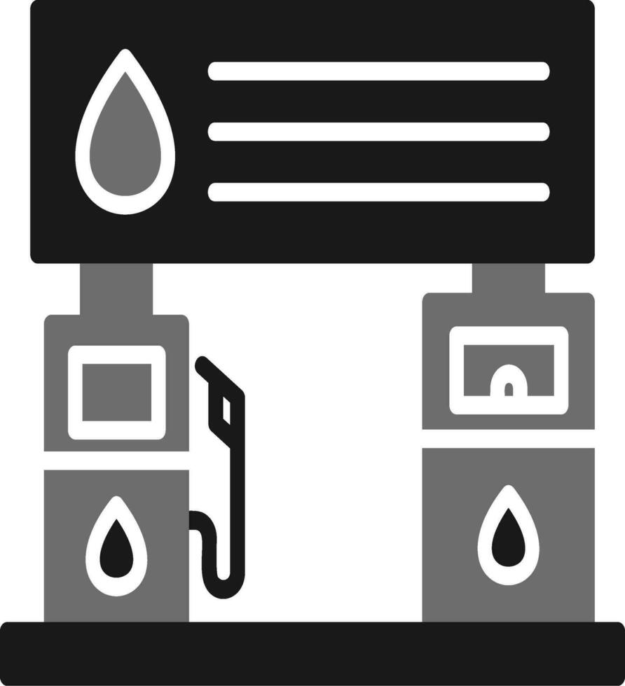 gas stazione vettore icona