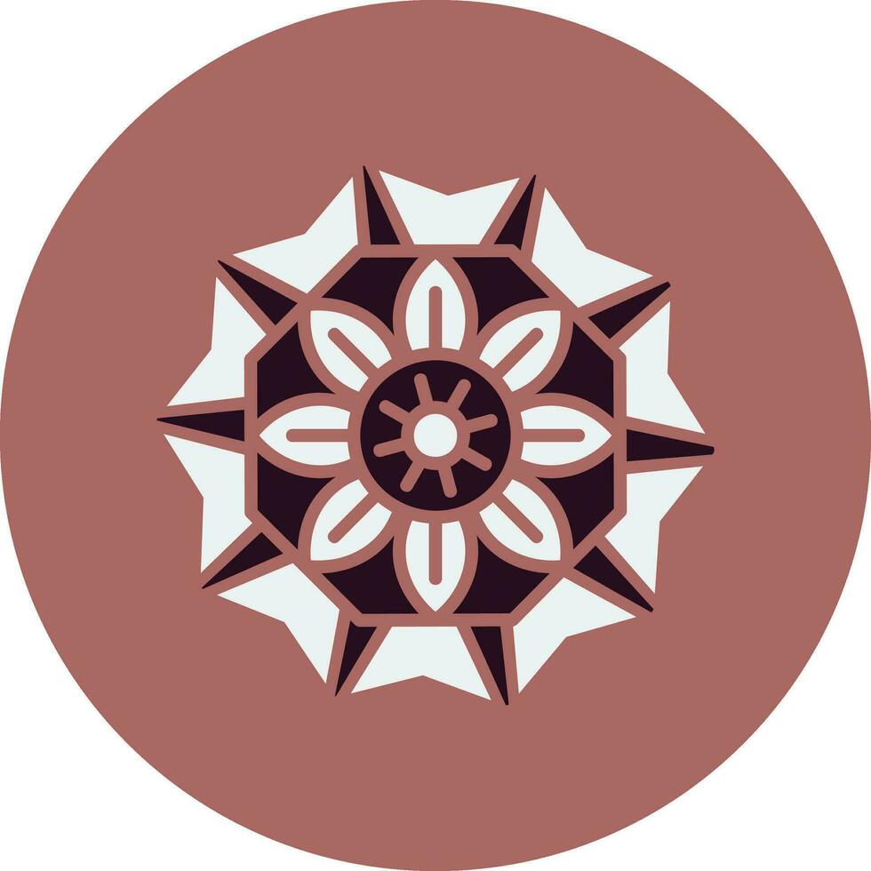 mandala vettore icona