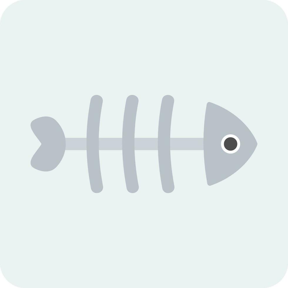 lische di pesce vettore icona