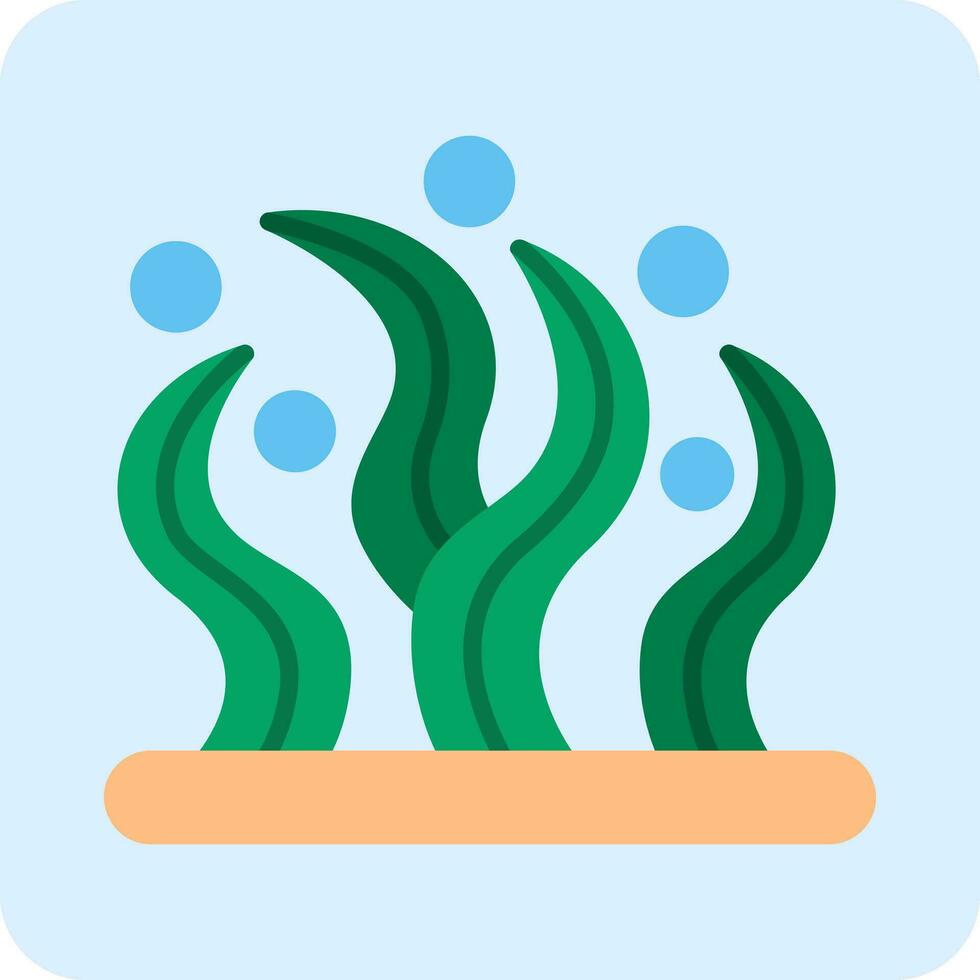 alga marina vettore icona