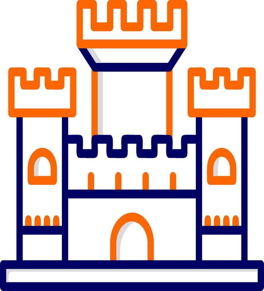 icona del vettore del castello