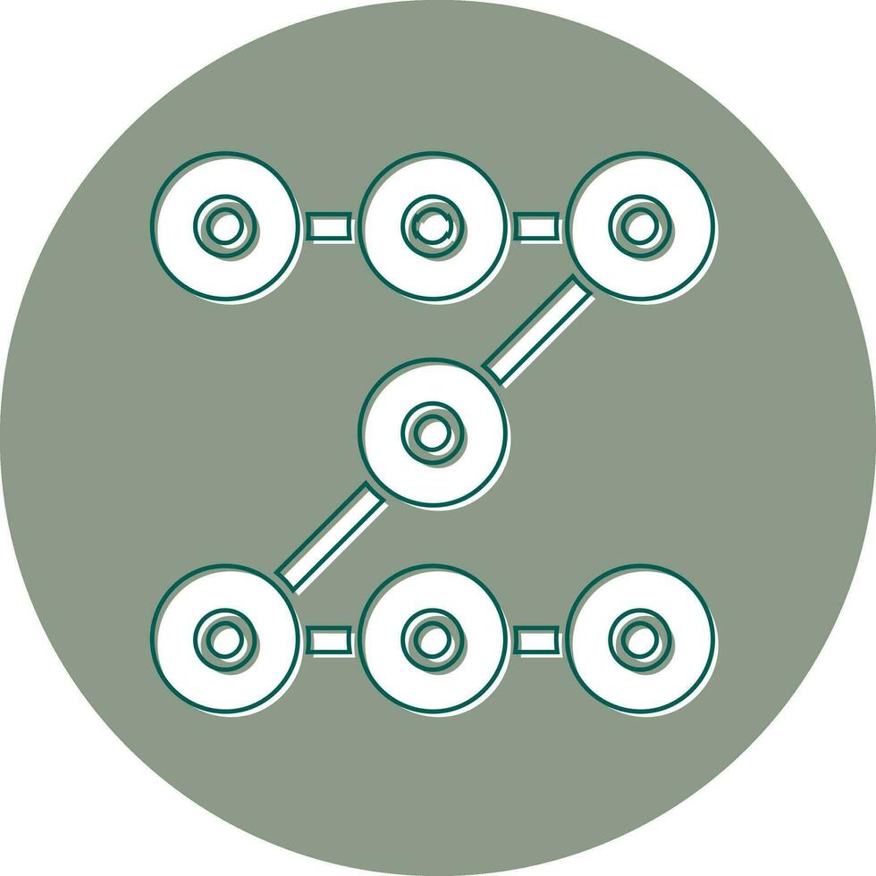 blockchain vettore icona