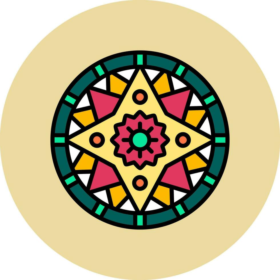 mandala vettore icona