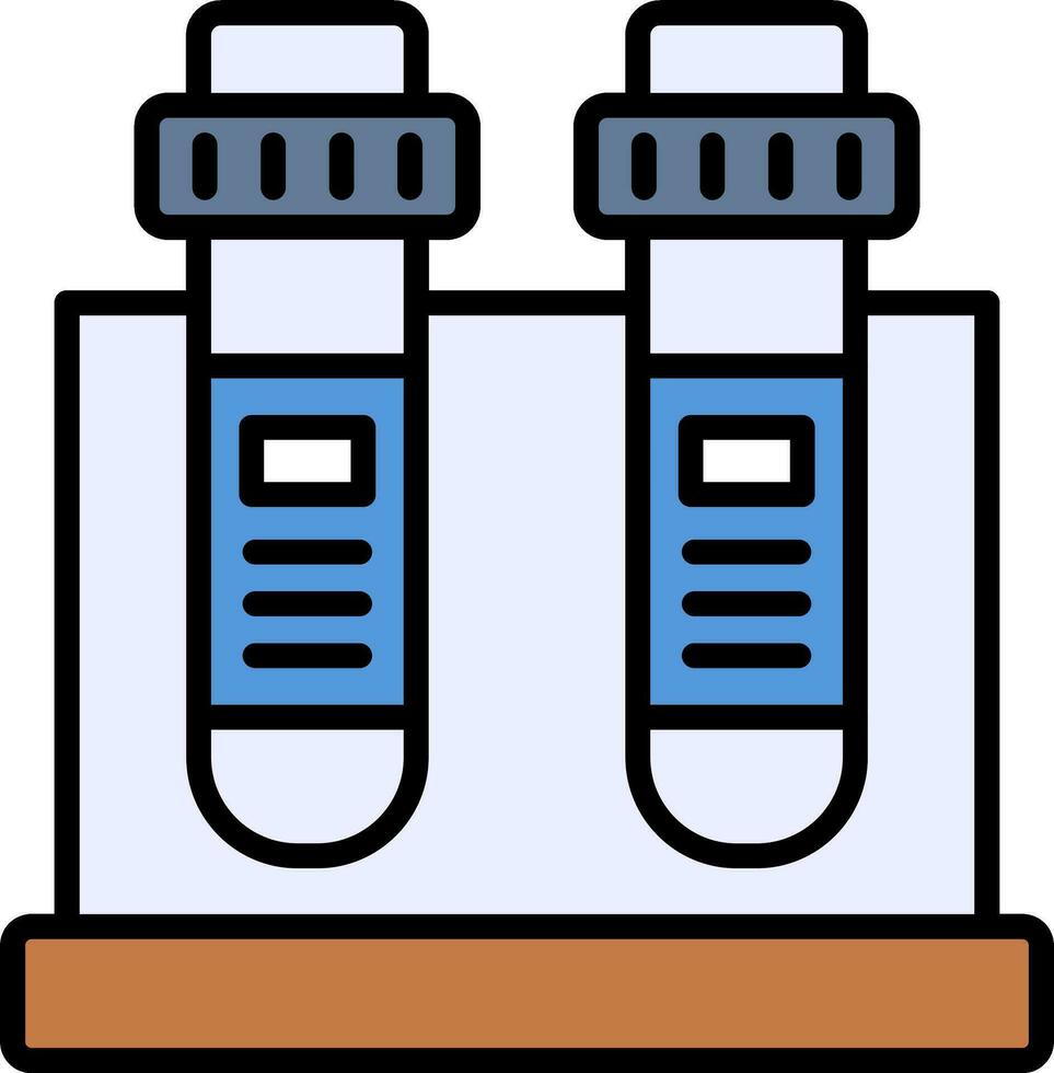 sangue tubo vettore icona