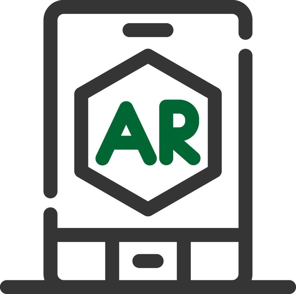 ar App creativo icona design vettore