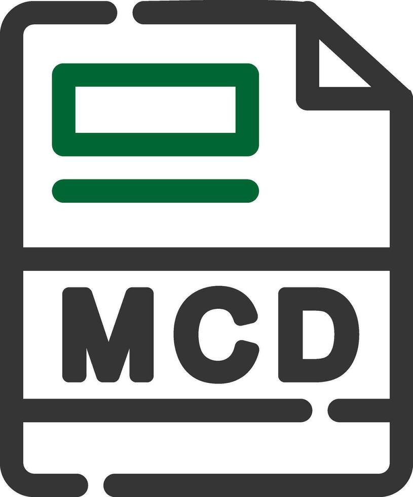 mcd creativo icona design vettore