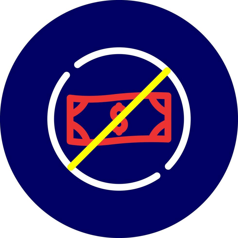 proibito creativo icona design vettore