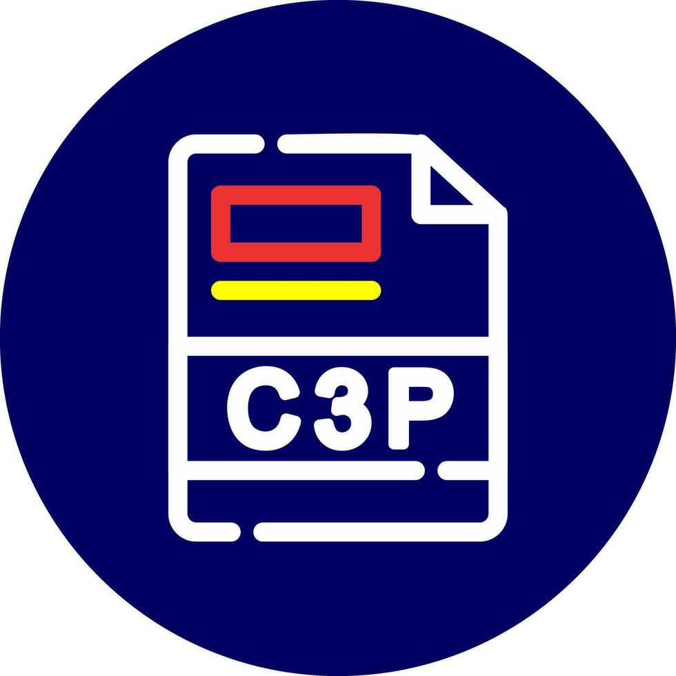 c3p creativo icona design vettore