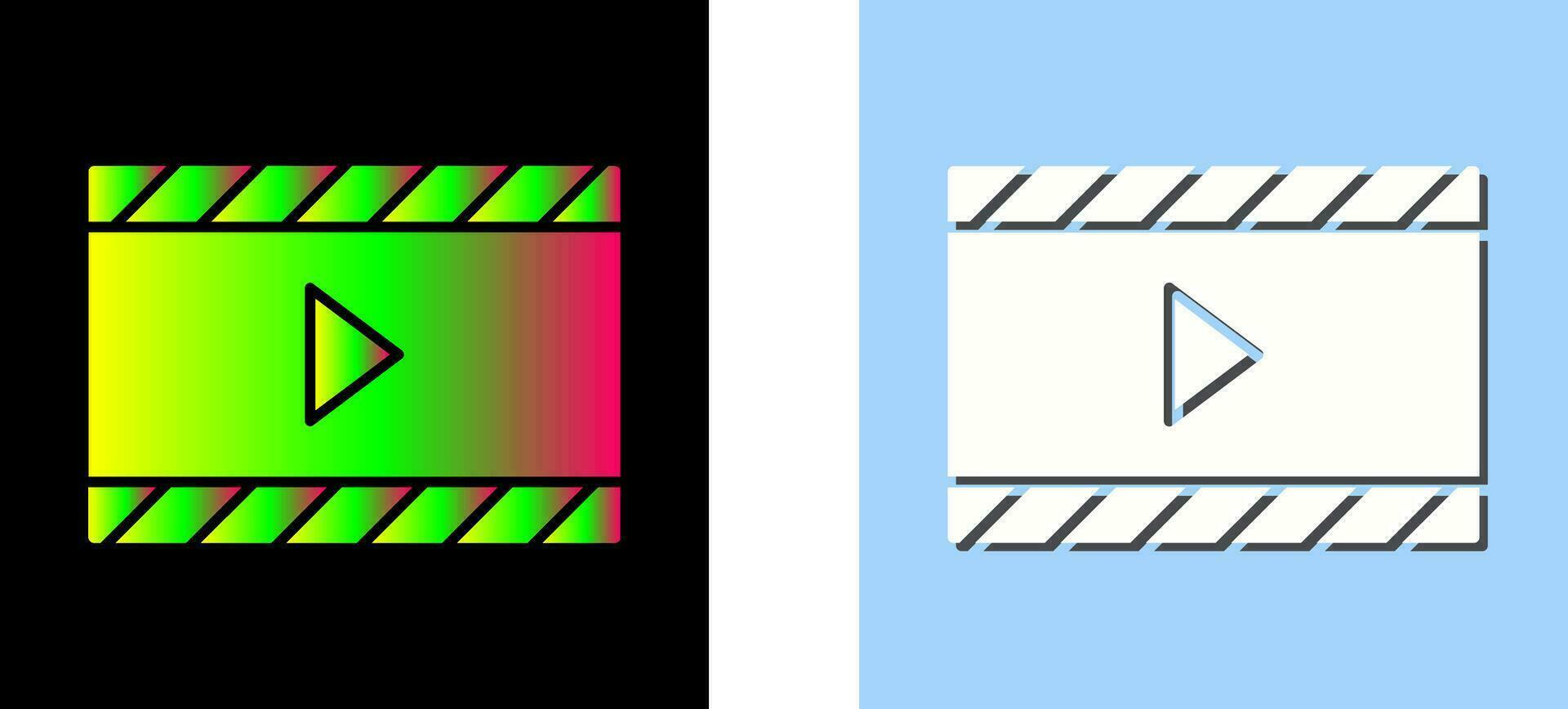 unico video e animazione vettore icona