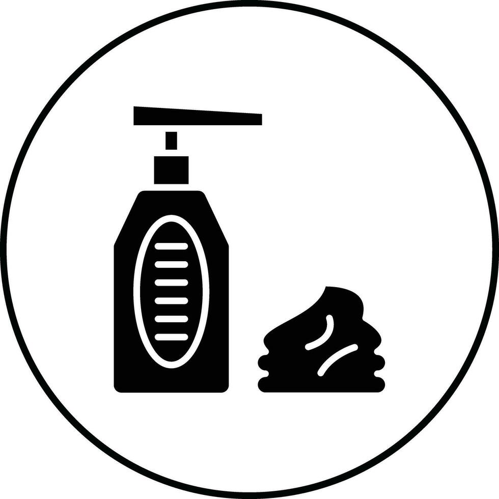 detergente schiuma vettore icona