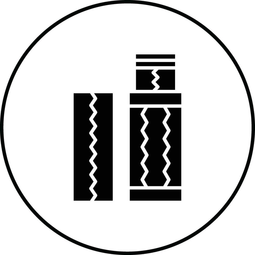 masticazione gomma vettore icona
