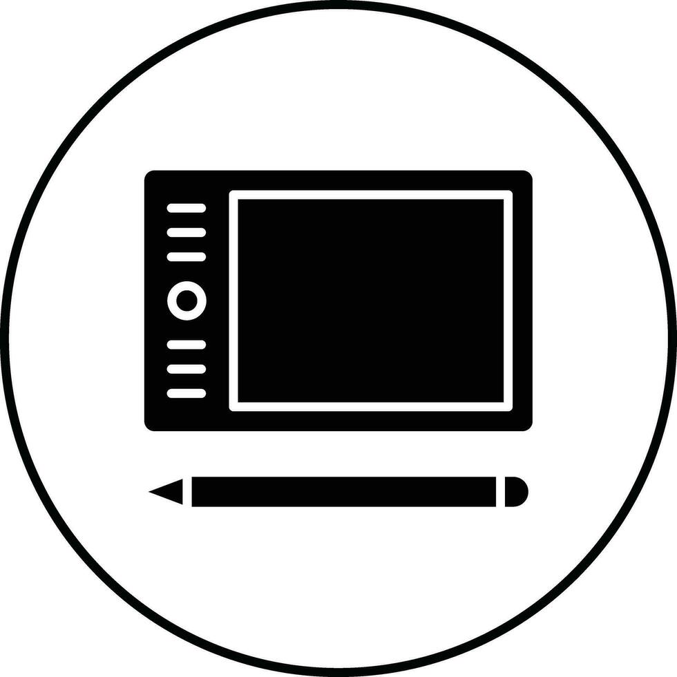 grafico tavoletta vettore icona