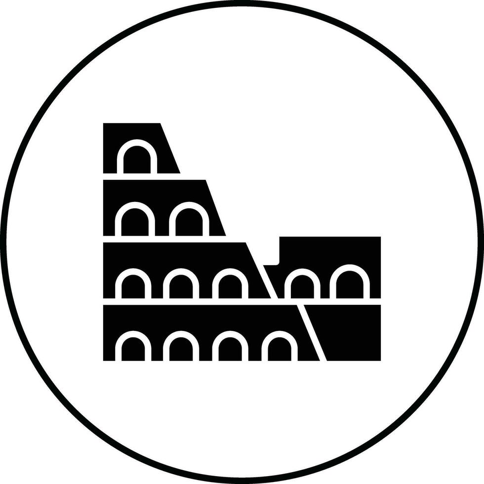 Colosseo vettore icona