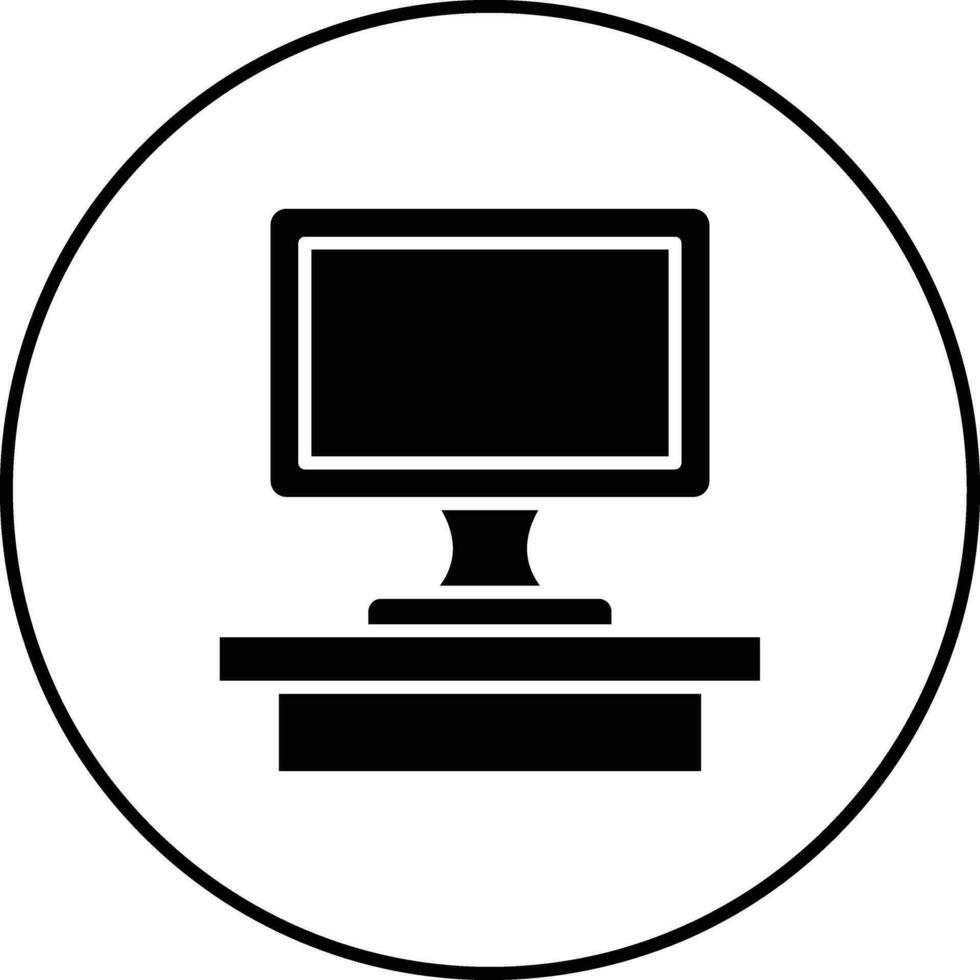 icona di vettore del computer