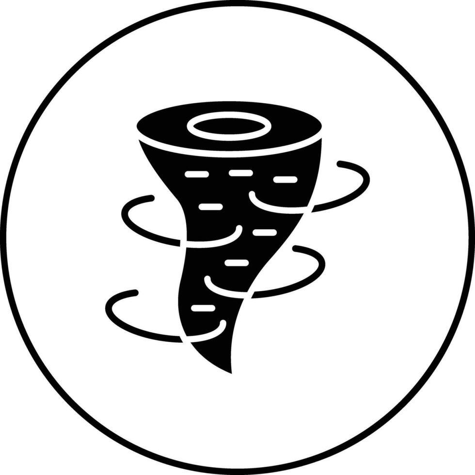 ciclone vettore icona