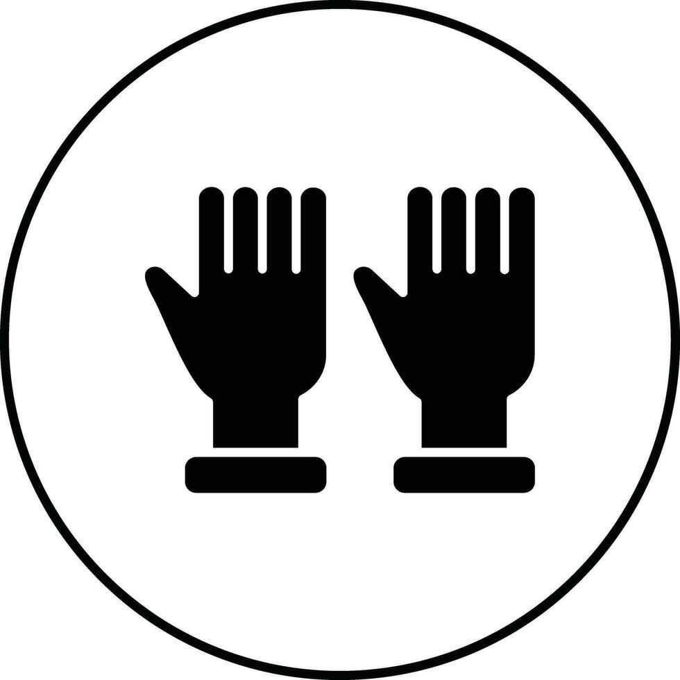 protettivo guanti vettore icona