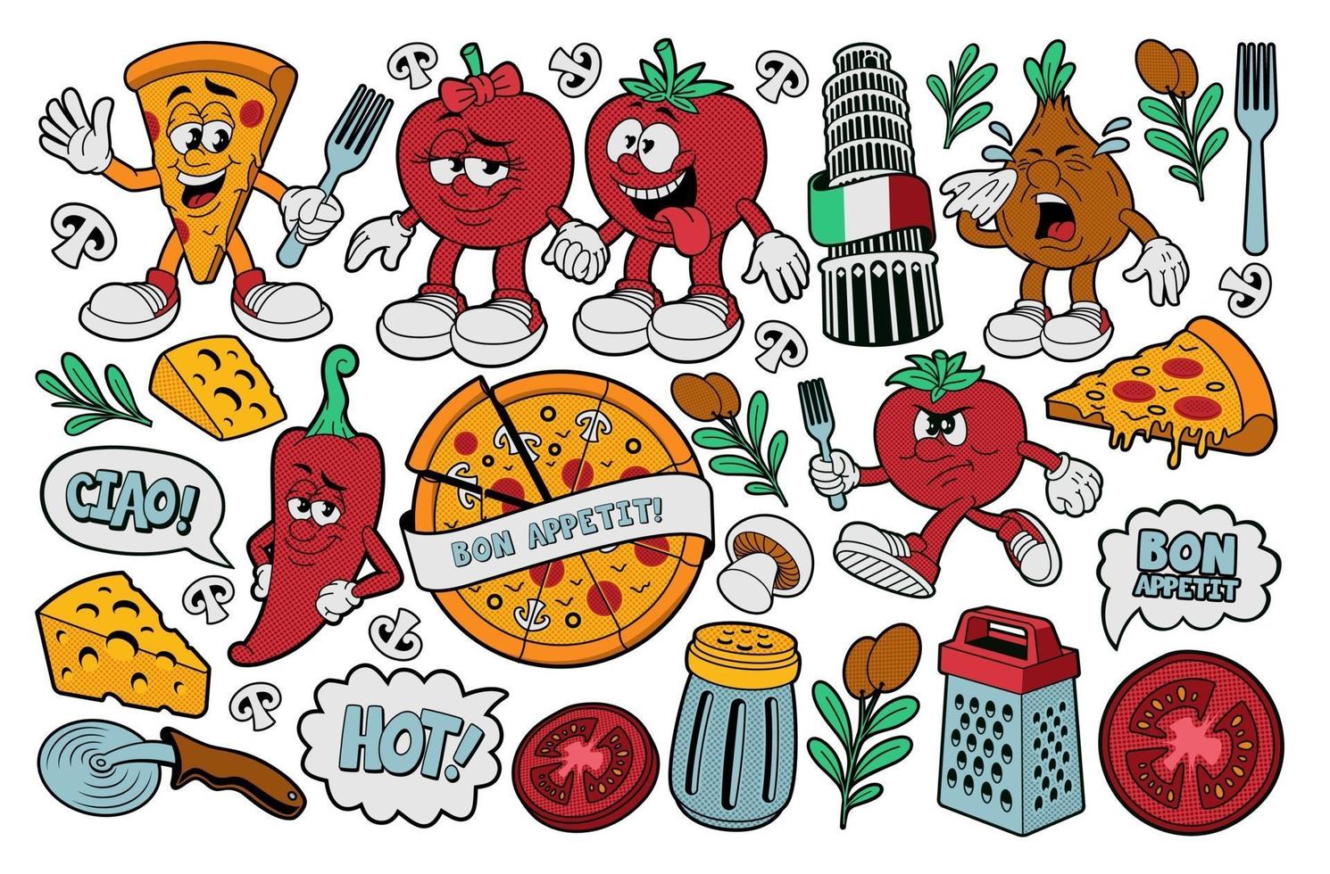 ClipArt vettoriali di pizza