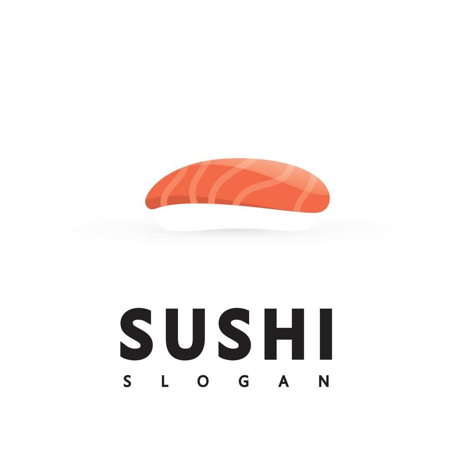 logo icona vettore icona stile bar o negozio, sushi