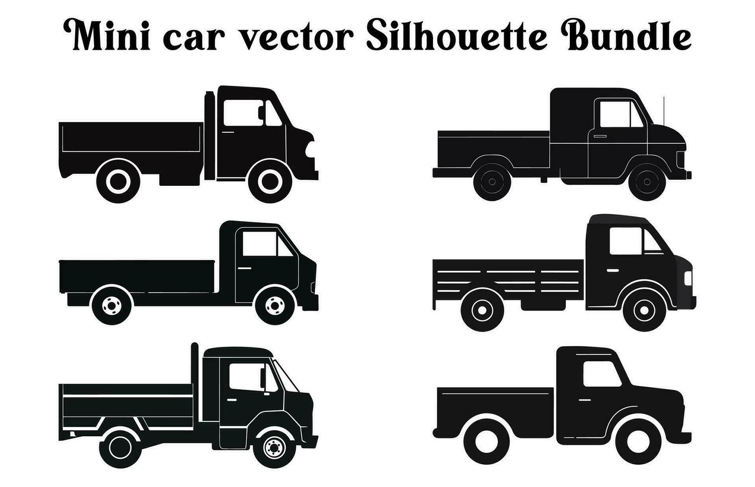 vettore auto sagome fascio, impostato di auto vettore silhouette clipart