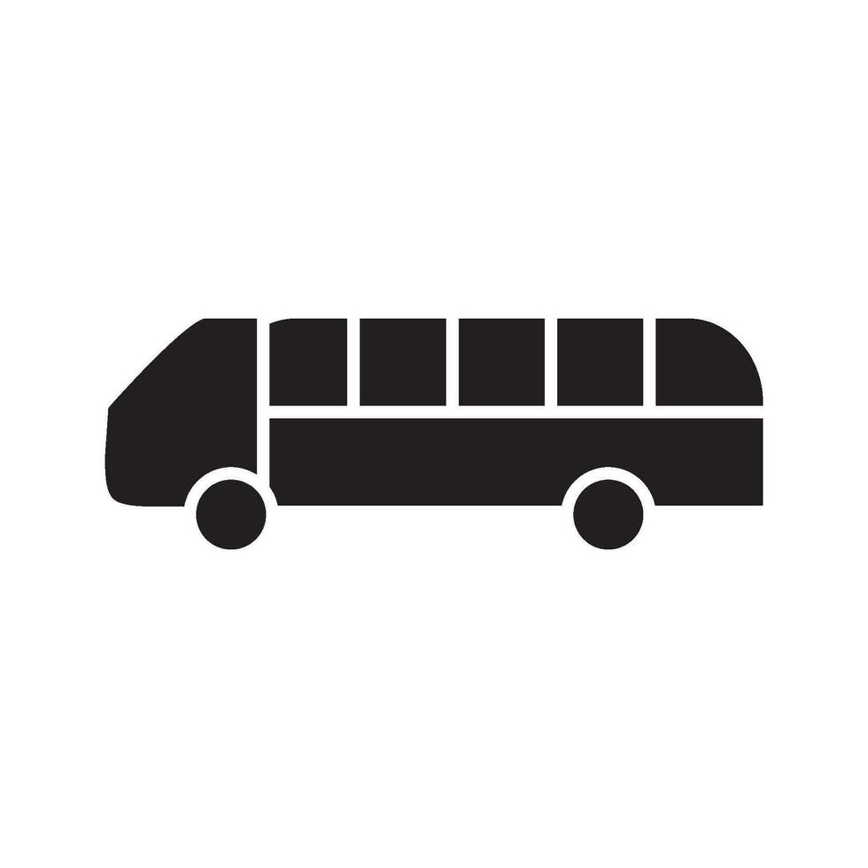 scuola autobus icona vettore design modelli