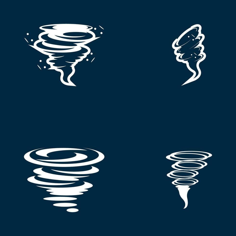 tornado logo simbolo vettore illustrazione design