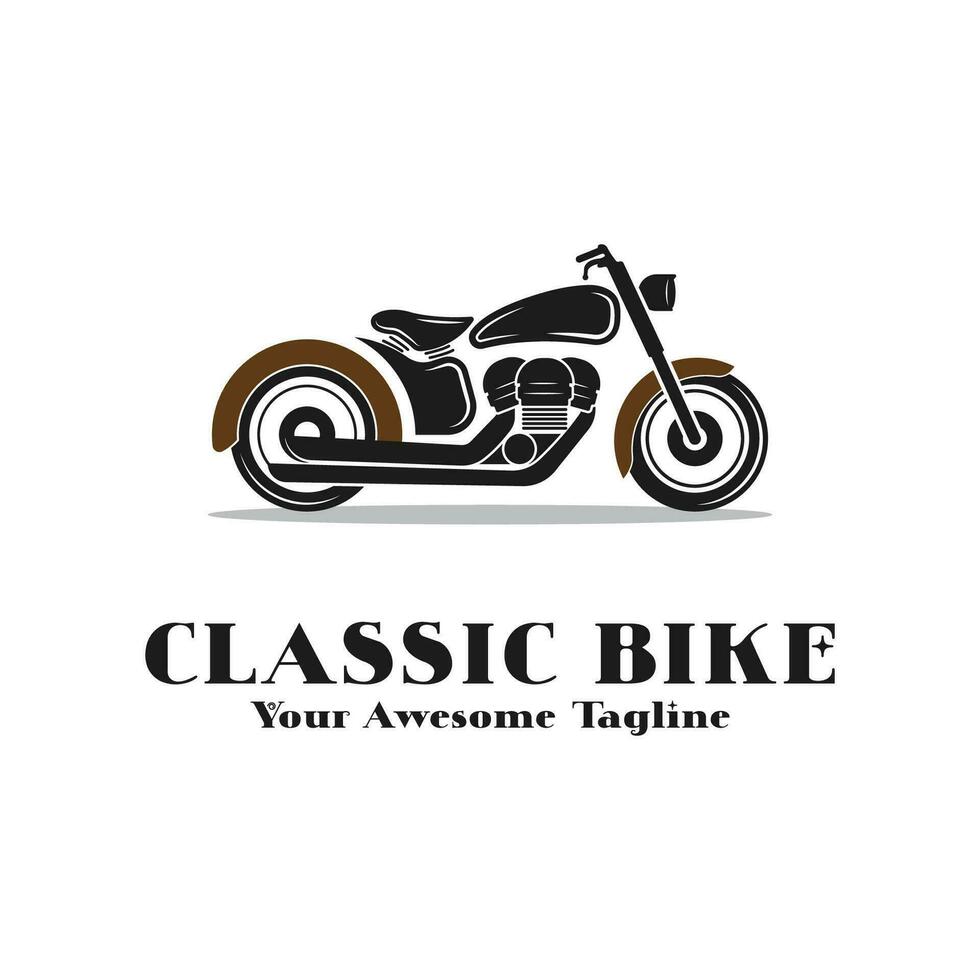 classico bicicletta logo vettore icona illustrazione design