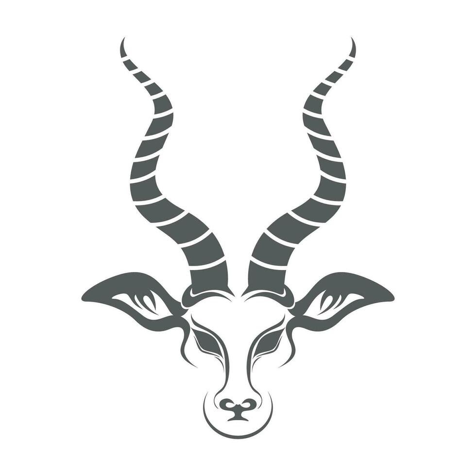 antilope logo vettore illustrazioni design icona logo