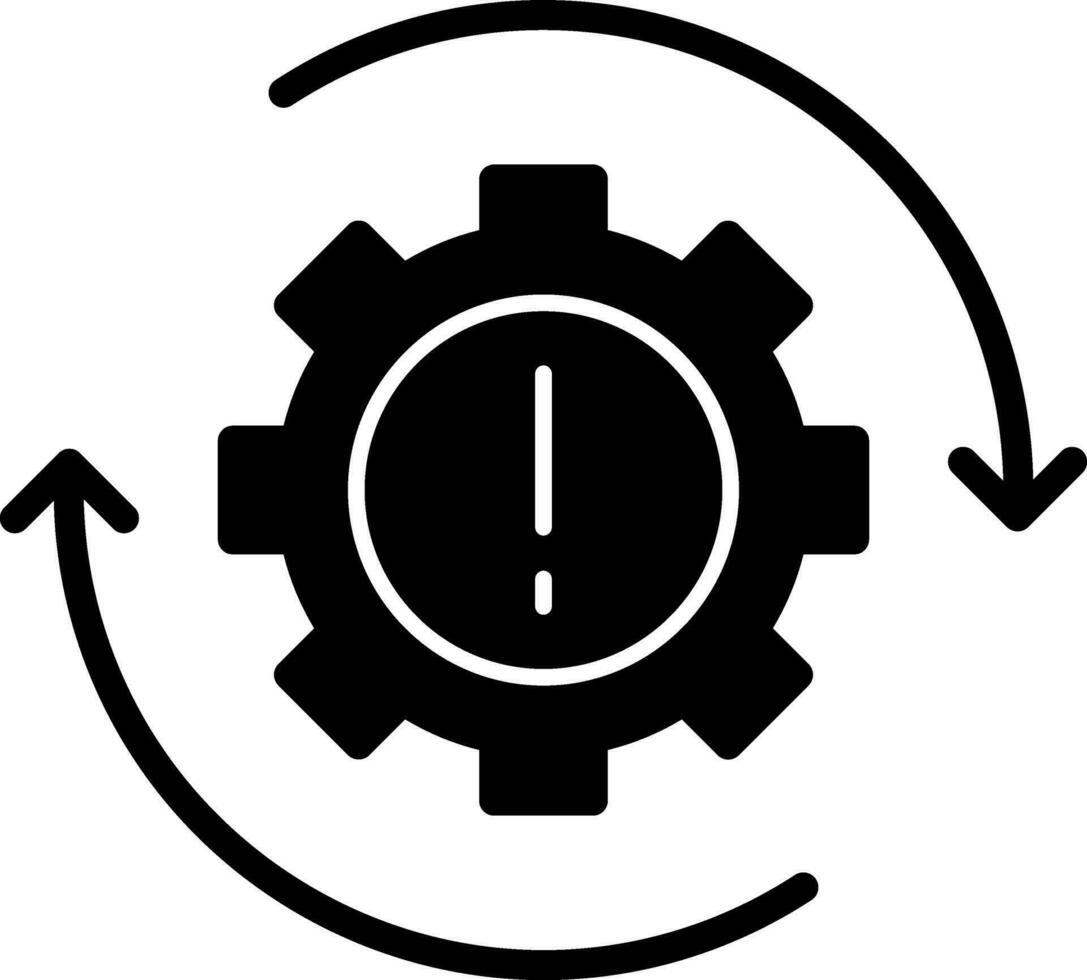 processi inefficienze vettore icona design